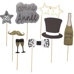Clearance Gifi Kit photo booth nouvel an de 8 pièces