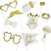 Outlet Gifi Kit photobooth baby doré x10