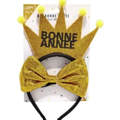 Outlet Gifi Kit serre-tête avec noeud Bonne année