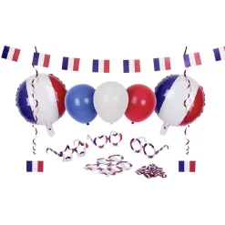 Online Gifi Kit supporter France ballons et photobooth 28 pièces