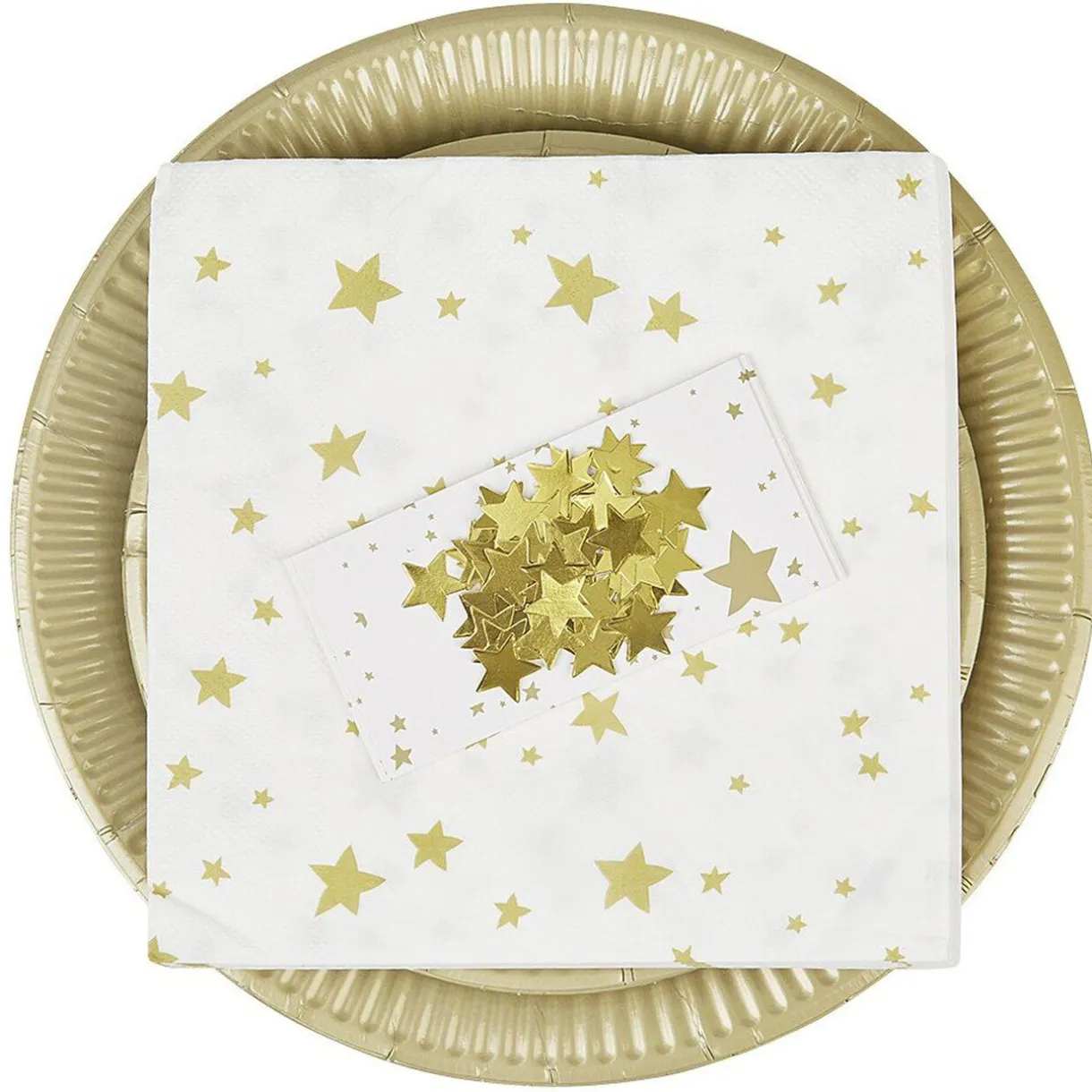 Outlet Gifi Kit vaisselle jetable 10 personnes Fin d'année