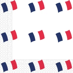 Clearance Gifi Kit vaisselle jetable Euro 2021 France pour 8 personnes