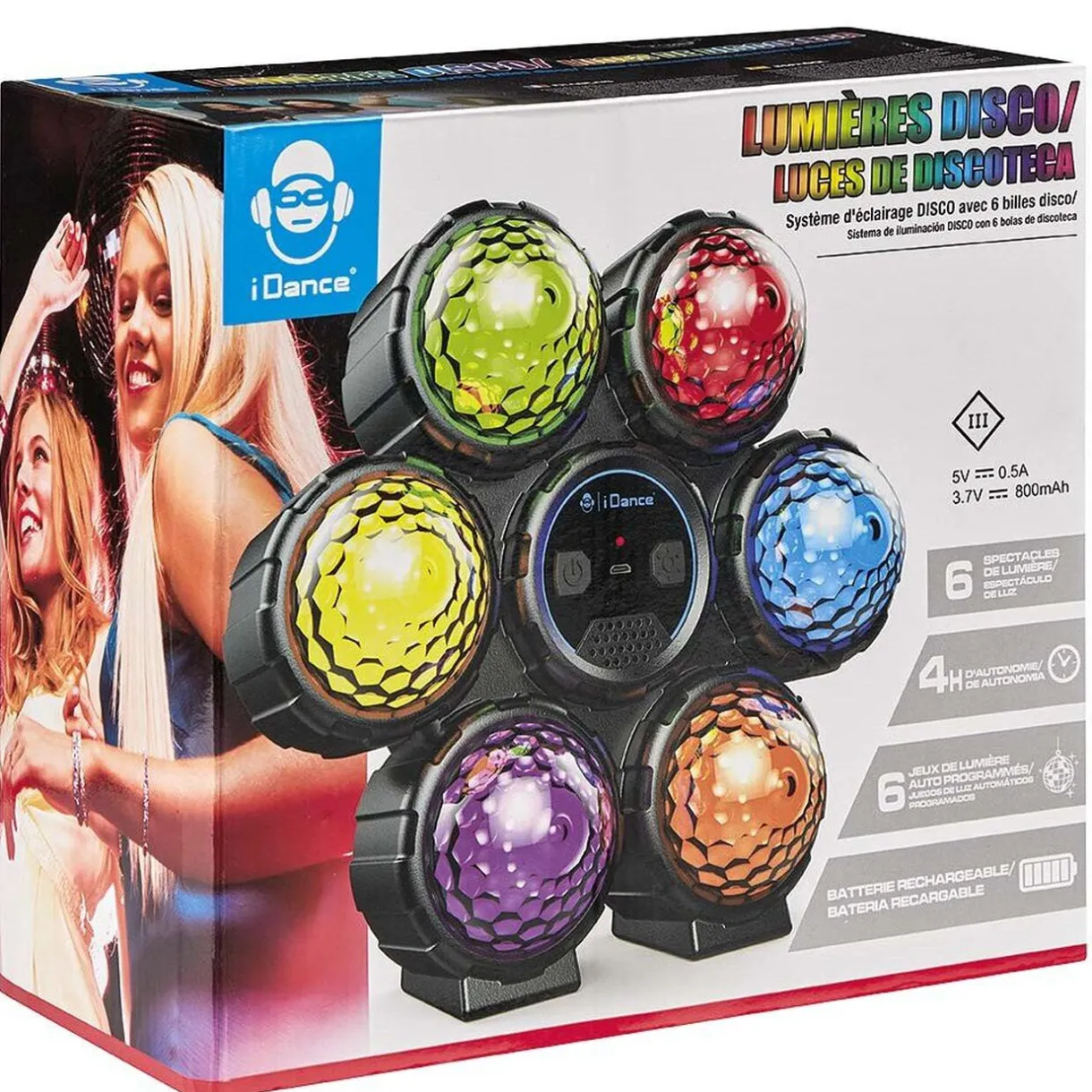 Sale Gifi Lampe disco i Dance 6 lumières