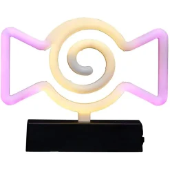 Gifi Lampe néon Halloween bonbon orange et rose 21xH16,5cm