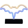 Gifi Lampe néon Halloween chauve-souris 23xH16cm