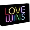 Hot Gifi Lampe néon LOVE WINS 30x4,5xH15cm