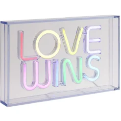 Hot Gifi Lampe néon LOVE WINS 30x4,5xH15cm