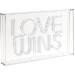 Hot Gifi Lampe néon LOVE WINS 30x4,5xH15cm