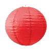 Outlet Gifi Lanterne chinoise en papier rouge