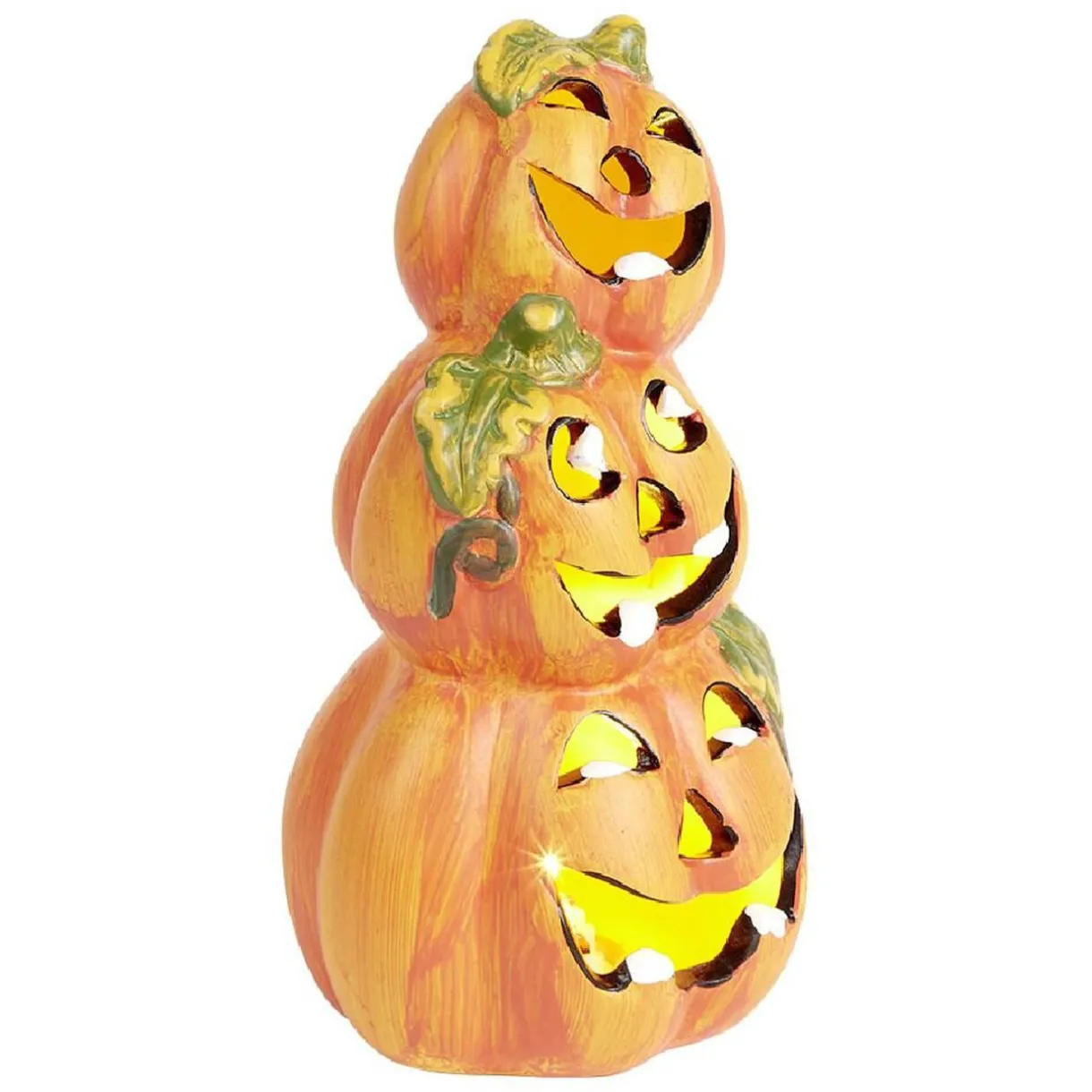 New Gifi Lanterne citrouille Halloween orange x3