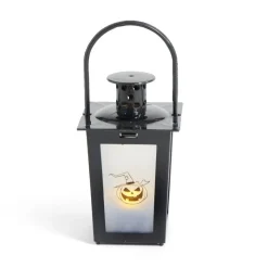 Gifi Lanterne LED Halloween animée à piles 7,4x7,4xH15,5cm