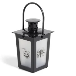 Gifi Lanterne LED Halloween animée à piles 7,4x7,4xH15,5cm