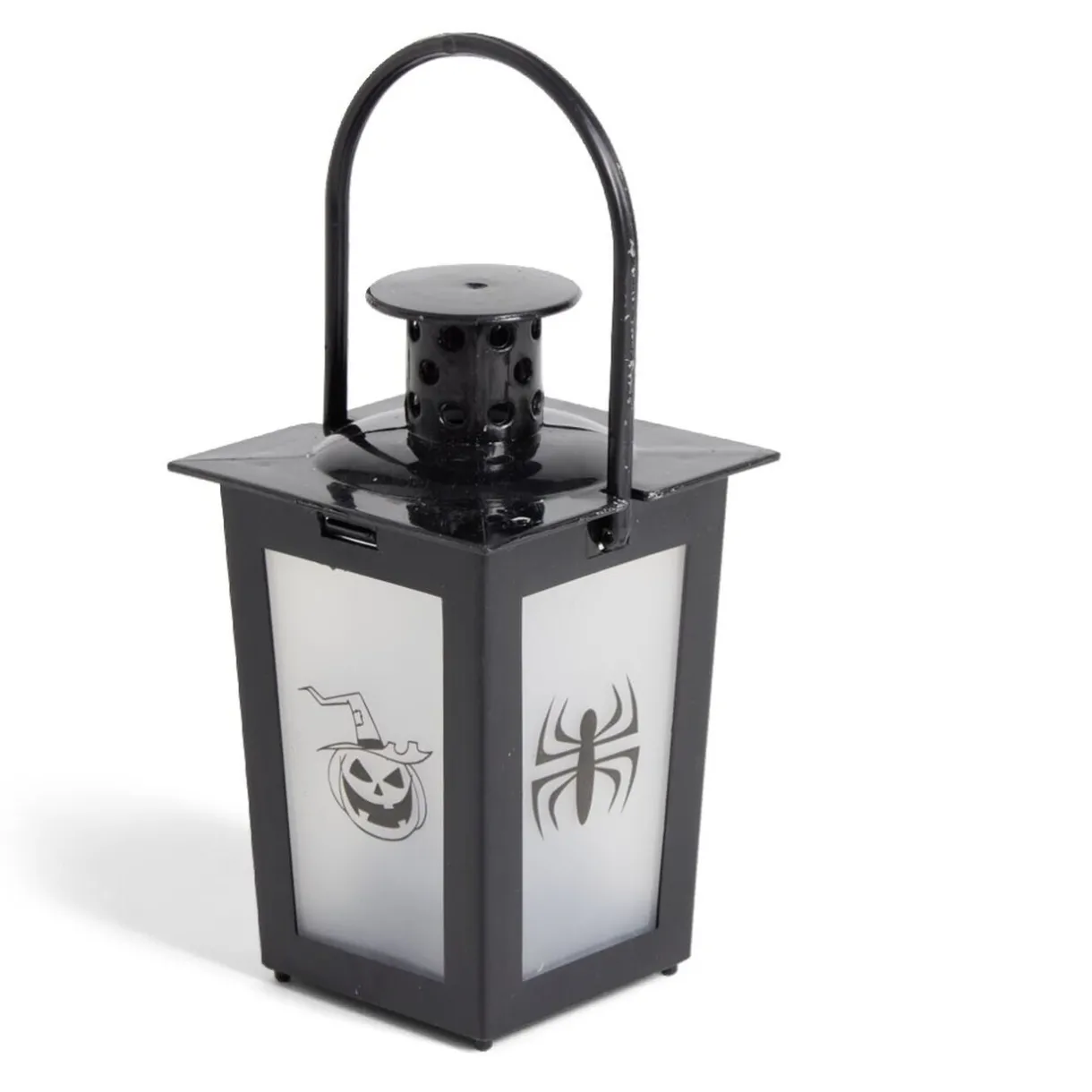 Gifi Lanterne LED Halloween animée à piles 7,4x7,4xH15,5cm