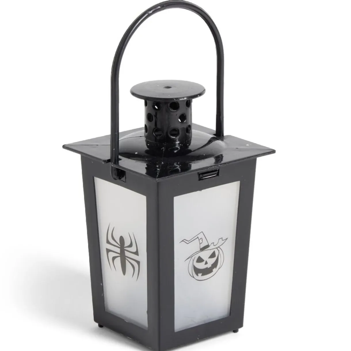 Gifi Lanterne LED Halloween animée à piles 7,4x7,4xH15,5cm