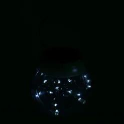 Gifi Lanterne Solaire à suspendre 20 micro Led Blanc froid^ Décoration Extérieure De Noël