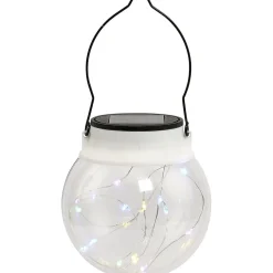 Gifi Lanterne Solaire à suspendre 20 microded Multicolore^ Décoration Extérieure De Noël