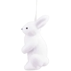 Gifi Lapin à suspendre blanc H10cm^ Décoration Sapin