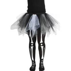 Clearance Gifi Legging adulte Halloween jambes squelette et tutu Taille L