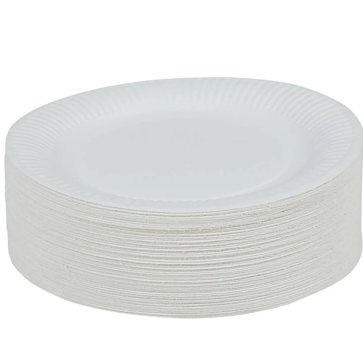 Best Gifi Lot de 150 assiettes en carton blanc