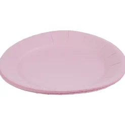 Clearance Gifi Lot de 10 assiettes en carton rose confetti Ø23 cm