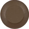 Best Gifi Lot de 10 assiettes en carton taupe Ø18 cm