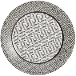 Clearance Gifi Lot de 10 assiettes plates rondes carton motif géométrique blanc et noir Ø23cm