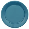 Sale Gifi Lot de 20 assiettes rondes en carton bleu canard