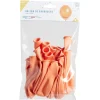 Discount Gifi Lot de 20 ballons en latex couleur pêche