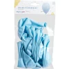 Outlet Gifi Lot de 20 ballons en latex bleu pastel