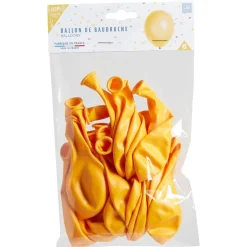 Discount Gifi Lot de 20 ballons en latex jaune
