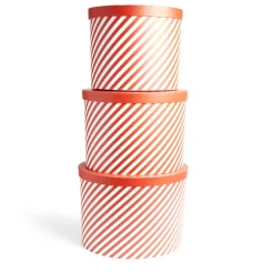 Gifi Lot de 3 boîtes à cadeau rondes Ø31cm^ Loisirs Créatifs Et Emballage Cadeau