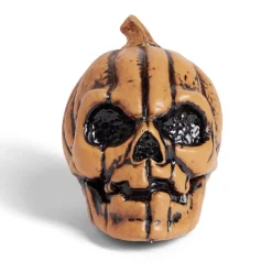 Gifi Lot de 6 citrouilles têtes de mort décoration Halloween à poser