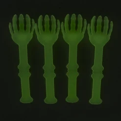 Best Gifi Lot de 12 couverts squelette phosphorescents Halloween