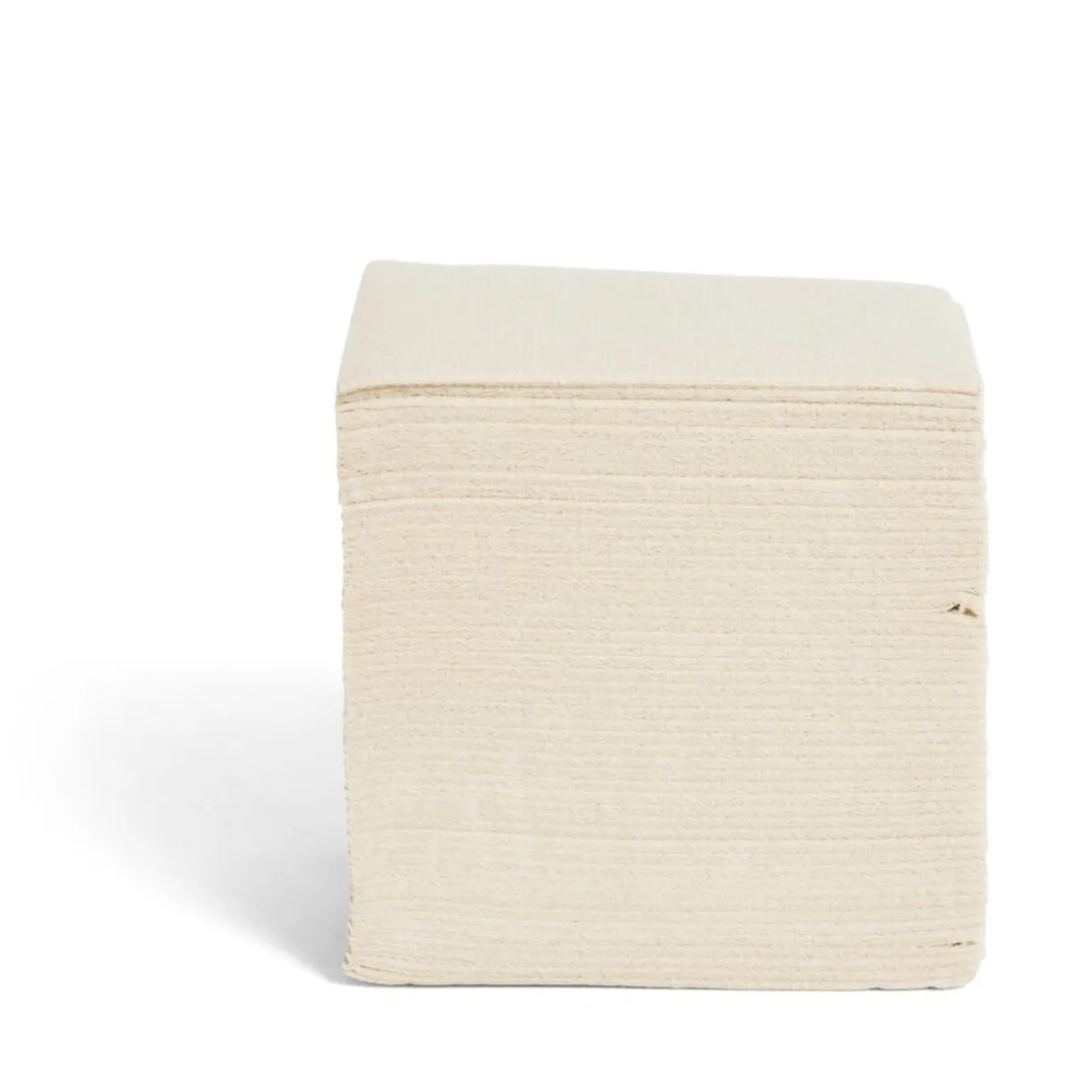 Outlet Gifi Lot de 50 serviettes cocktails beiges 20x20cm