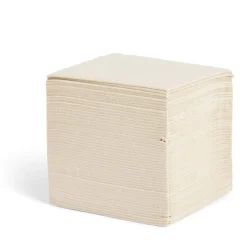 Outlet Gifi Lot de 50 serviettes cocktails beiges 20x20cm