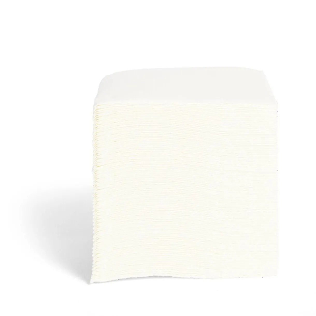 Sale Gifi Lot de 50 serviettes cocktails blanches 20x20cm