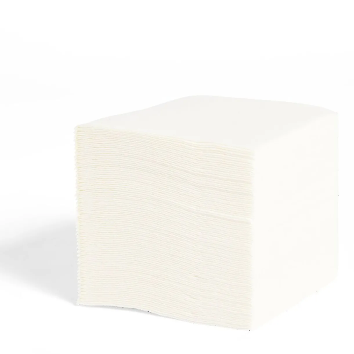 Sale Gifi Lot de 50 serviettes cocktails blanches 20x20cm