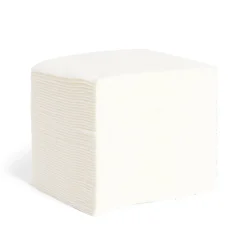 Sale Gifi Lot de 50 serviettes cocktails blanches 20x20cm