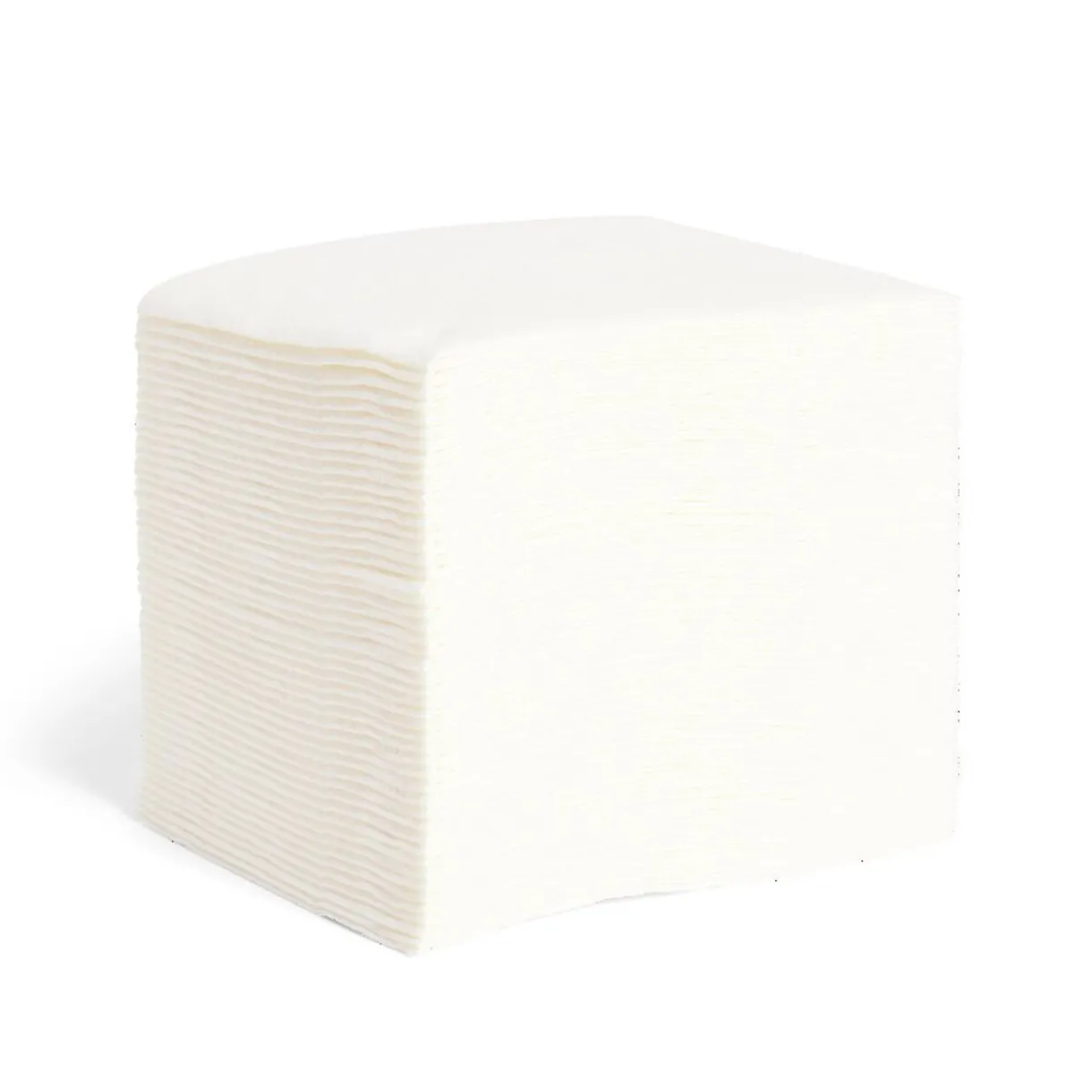 Sale Gifi Lot de 50 serviettes cocktails blanches 20x20cm