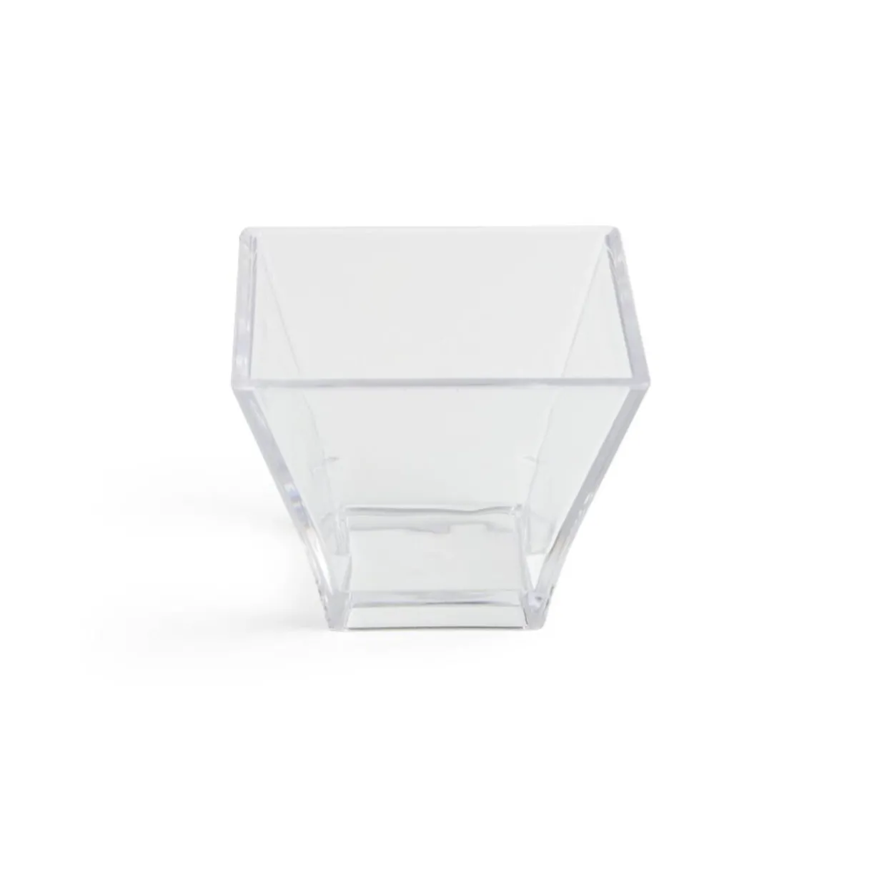 Gifi Lot de 6 verrines 88ml en plastique transparent 6x6xH5cm