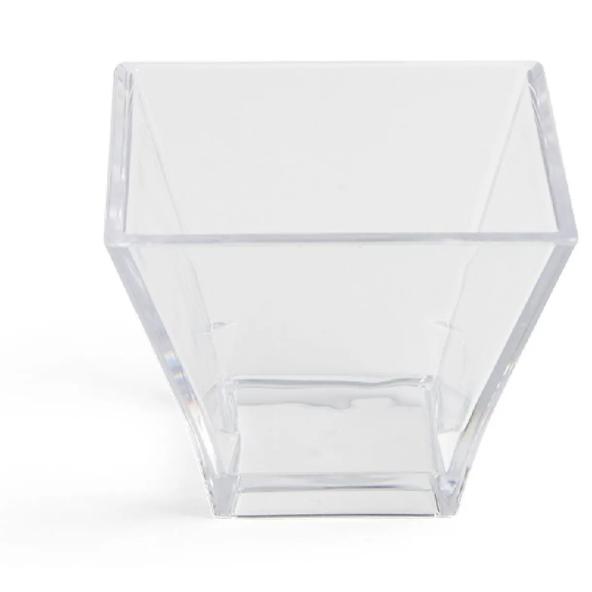 Gifi Lot de 6 verrines 88ml en plastique transparent 6x6xH5cm
