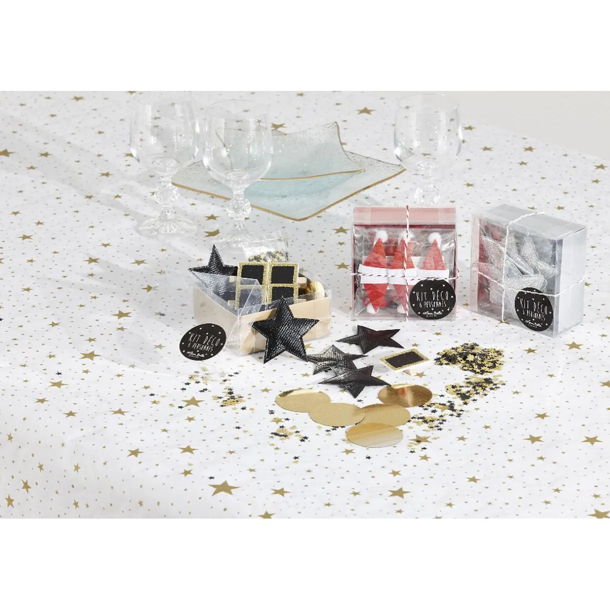 Clearance Gifi Lot de décoration de table en pvc