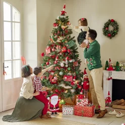 New Gifi Lutin en bois à suspendre L10cm - 2 modèles fille ou garçon