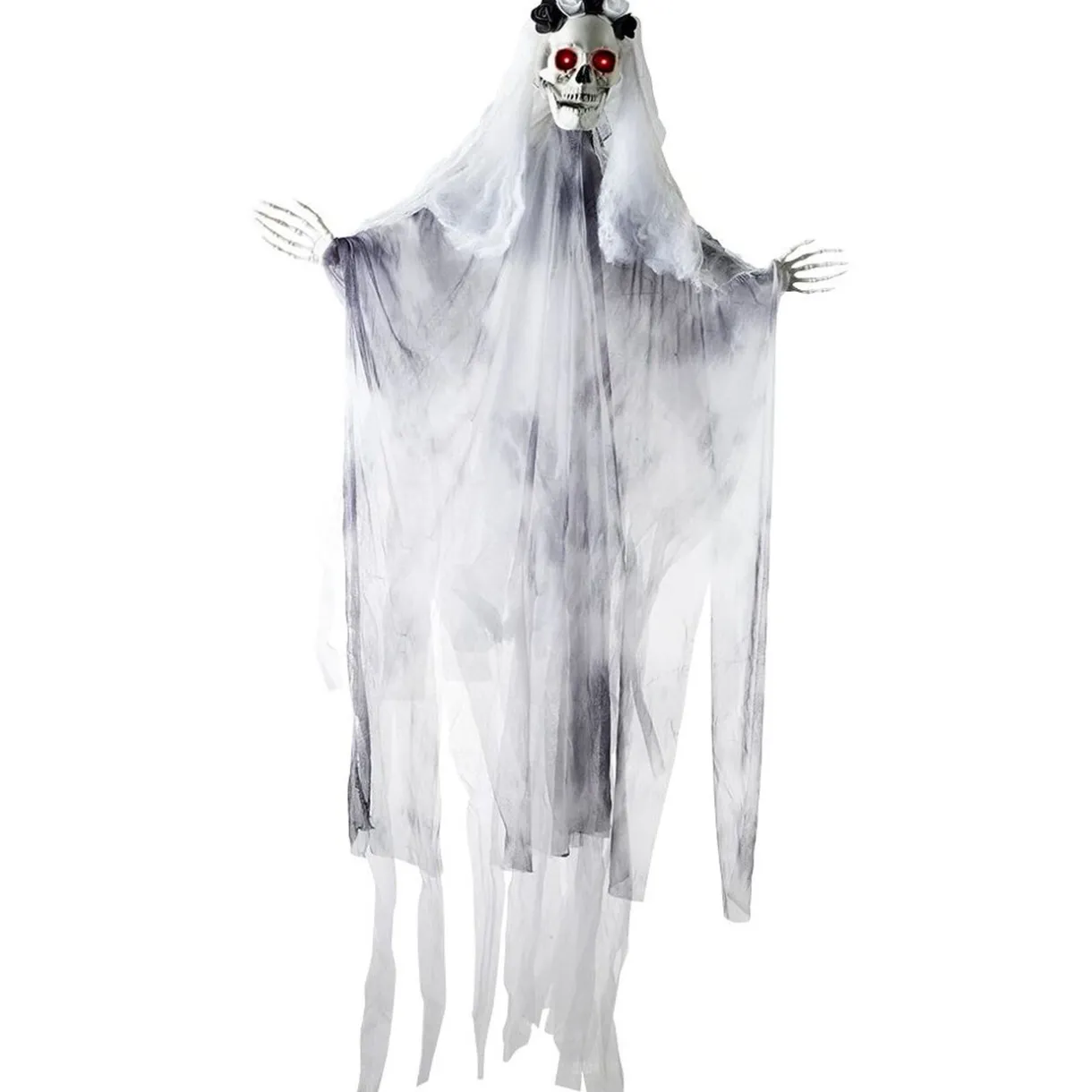 Outlet Gifi Mariée squelette animé Halloween calavera H120cm
