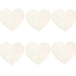 Sale Gifi Marque place forme coeur blanc x6