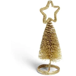 Clearance Gifi Marque place Noël sapin doré Ø4xH10,5cm