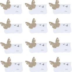 Outlet Gifi Marque place papillon doré x12