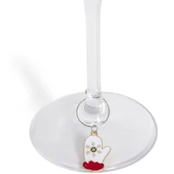 Outlet Gifi Marque verre décoratif Noël x6
