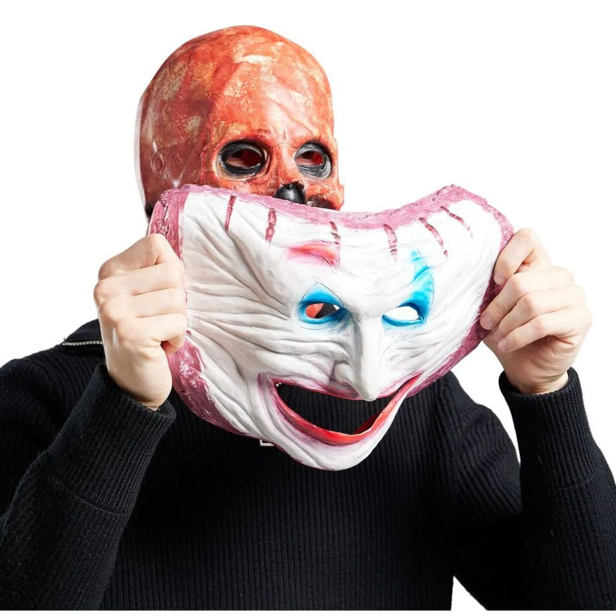 Clearance Gifi Masque adulte Halloween 2-en-1