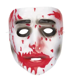 Outlet Gifi Masque adulte Halloween semi transparent sang dégoulinant